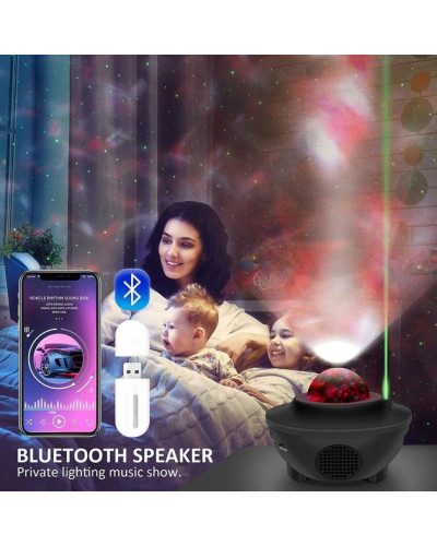 Галактика Звездний проектор нічник дитячий Bluetooth 207552