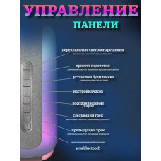 Бездротова міні розумна смарт-колонка у вигляді равлика 4 в 1 з Bluetooth Conch Music Light 207576