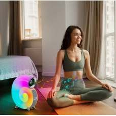 Бездротова міні розумна смарт-колонка у вигляді равлика 4 в 1 з Bluetooth Conch Music Light 207576