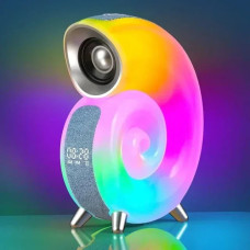 Бездротова міні розумна смарт-колонка у вигляді равлика 4 в 1 з Bluetooth Conch Music Light 207576