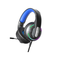 Навушники геймерські XO GE-09 з проводом, мікрофоном та підсвіткою LED RGB 207579