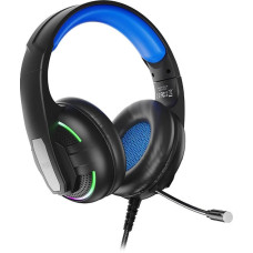 Навушники геймерські XO GE-09 з проводом, мікрофоном та підсвіткою LED RGB 207579