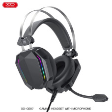 Навушники геймерські XO GE-07 проводові з мікрофоном та підсвіткою LED RGB 207581