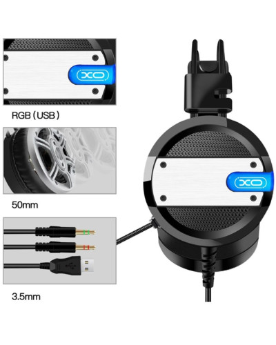 Ігрові навушники XO-GE-02 з мікрофоном Game Stereo Headset 207582