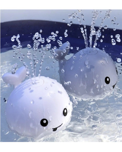 Іграшка для ванної Qinye Toys Кит спрей світиться з фонтаном Великий 207590