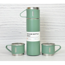 Термос з вакуумною ізоляцією Подарунковий набір з 3 чашками 500 мл Vacuum flask set 207606