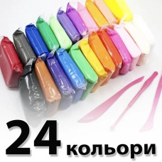 Легкий повітряний пластилін 24 кольори 207625