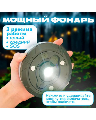 Ліхтар з підвісною гірляндою 10 м для кемпінгу з магнітом KXK-828 Туристична гірлянда з USB-зарядкою 207643
