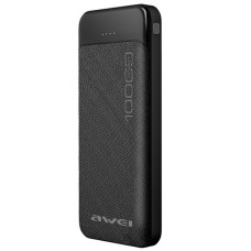 Портативний зарядний пристрій Power Bank УМБ Awei P37K 10000mah USB/Type-C чорний 207649