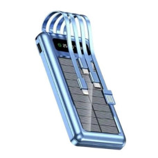 Портативний зарядний пристрій на 10000mAh, Power Bank на сонячній батареї, зарядка 207653