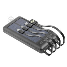 Повербанк  POWER BANK 10000mAh SOLAR панель + Кабель 4в1 207668