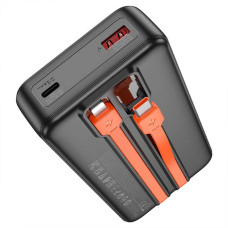 Портативний зарядний пристрій Power Bank з вбудованим кабелем Hoco J119A PD20W+22.5W 20000 мАг Чорний 207672