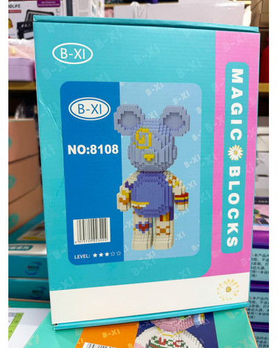 Конструктор Magic Blocks 8108 у вигляді ведмедика Bearbrick 207716
