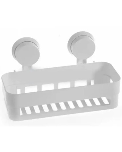Полиця на присосках прямокутна Bathroom Shelves, настінна полиця для ванної кімнати 207731