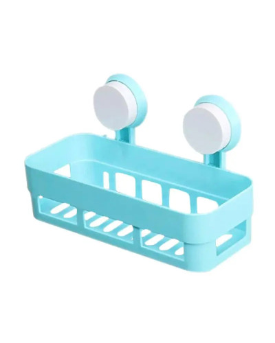 Полиця на присосках прямокутна Bathroom Shelves, настінна полиця для ванної кімнати 207731