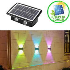 Вуличний ліхтар 4LED RGB на сонячній батареї 207751