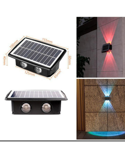 Вуличний ліхтар 4LED RGB на сонячній батареї 207751