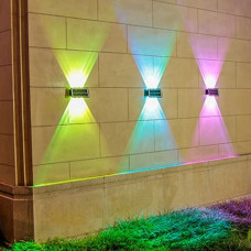 Вуличний ліхтар 4LED RGB на сонячній батареї 207751