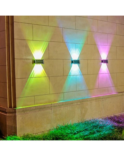 Вуличний ліхтар 4LED RGB на сонячній батареї 207751