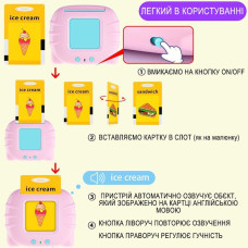 Говорящі навчальні картки Trendzy Goods Монтессорі для вивчення англійської мови розвиваючі звукові картки інтерактивний кишеньковий алфавіт на 224 слова 207770