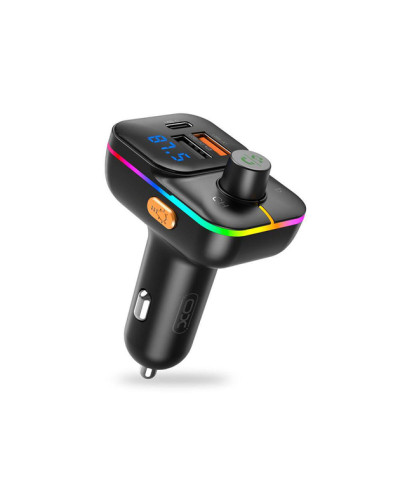 Fm модулятор XO BCC09 Smart Bluetooth MP3 слот для карт +PD 25W автомобільний зарядний пристрій 208413