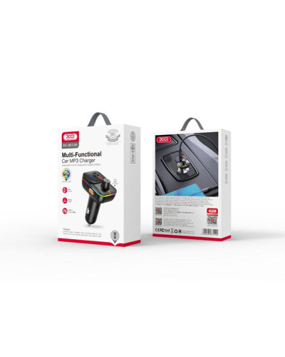Fm модулятор XO BCC09 Smart Bluetooth MP3 слот для карт +PD 25W автомобільний зарядний пристрій 208413