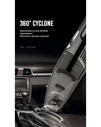 Автомобільний пилосос XO CZ001A Car Vacuum Cleaner Чорний 208418