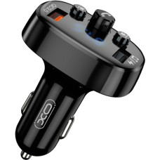 Fm модулятор XO BCC03 автомобільний зарядний пристрій 18W Bluetooth+QC3.0 Quick Charger 208421
