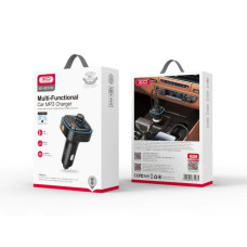 Fm модулятор XO BCC07 Smart Bluetooth MP3 автомобільний зарядний пристрій + Один Потяг Три Кабелі для Даних 5V3.1A з Ambien 208423