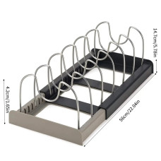 Полиця для кришок та каструль Lid rack 208436