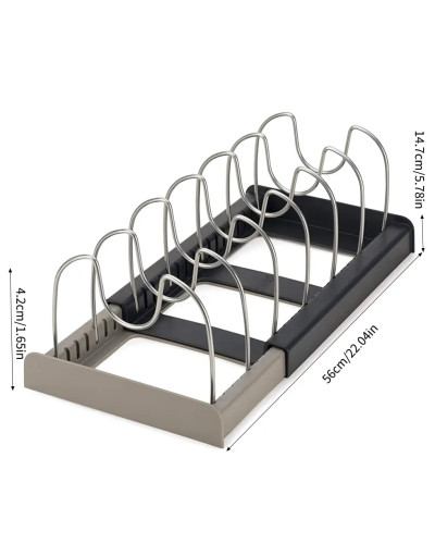 Полиця для кришок та каструль Lid rack 208436