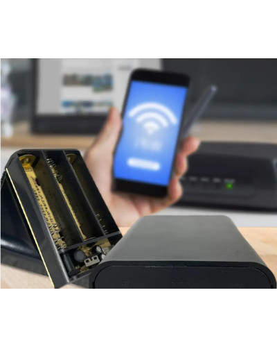 Джерело безперебійного живлення Mini UPS DU-5912 для роутера 5В/9В/12В, на 3 акумулятора (акумулятори не входять в комплект) 208542