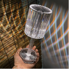 Настільна лампа-ночник Rose diamond RGB (16 кольорів) Table Lamp з пультом 208558