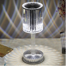Настільна лампа-ночник Rose diamond RGB (16 кольорів) Table Lamp з пультом 208558