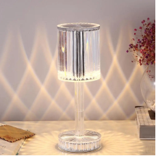 Настільна лампа-ночник Rose diamond RGB (16 кольорів) Table Lamp з пультом 208558