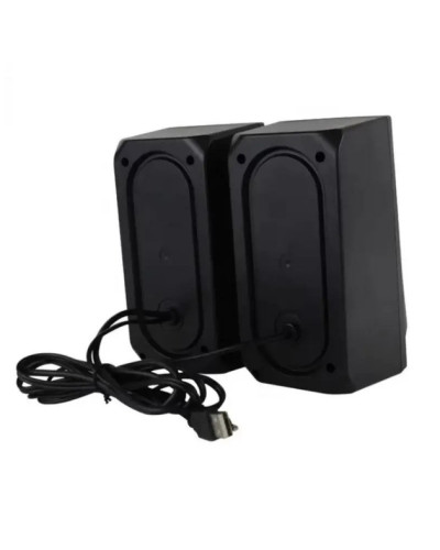 Комп'ютерні колонки MUSIC DJ MJ-100A з RGB підсвіткою Чорний 208689