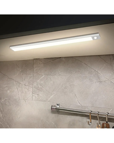 Акумуляторна LED лампа на магнітах з датчиком руху GreenBar L911A-400 60см 208751