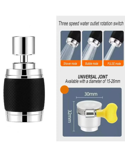 Насадка-аэратор для кухонного смесителя вращение на 360° Faucet universal pipe 208917