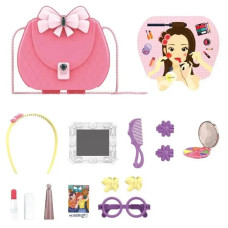 Дитячий косметичний набір сумка для макіяжу з дзеркалом Kids Pretend Toy Bag 209205
