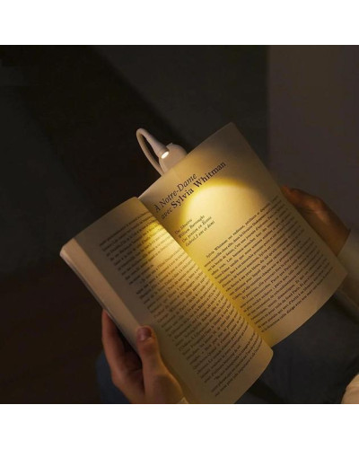 Лампа для читання, міні-лампа, ліхтарик для читання книги на кліпсі 209216