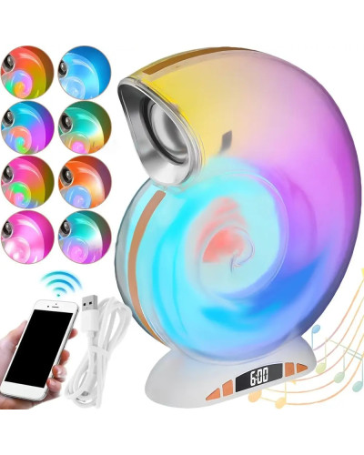 Креативна Bluetooth колонка L-39 з годинниками, управління через додаток 209221