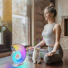 Креативна Bluetooth колонка L-39 з годинниками, управління через додаток 209221