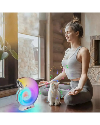 Креативна Bluetooth колонка L-39 з годинниками, управління через додаток 209221