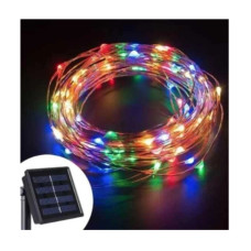 Гірлянда Крапля роси RGB колір з сонячною панеллю 10м/100 світлодіодів 209237