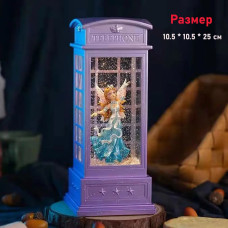 Ночник детский балерин Саюзанна на батарейках Декоративная лампа с музыкой и снегом 209253