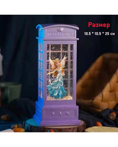 Ночник детский балерин Саюзанна на батарейках Декоративная лампа с музыкой и снегом 209253
