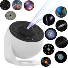 Проектор-ночник зіркового неба Galaxy Projector 360° з 13 космічними слайдами та таймером сну 209292