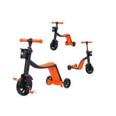 Самокат-велобег детский 3в1 Scooter с педалями оранжевый 209710