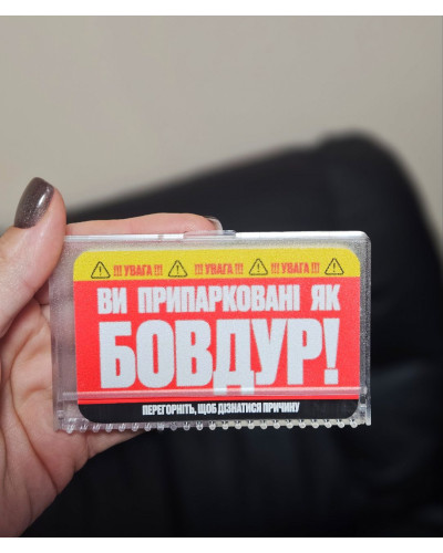 Кишеньковий візитниця "MINIBOX" BOVDUR_card (100 шт) 209807